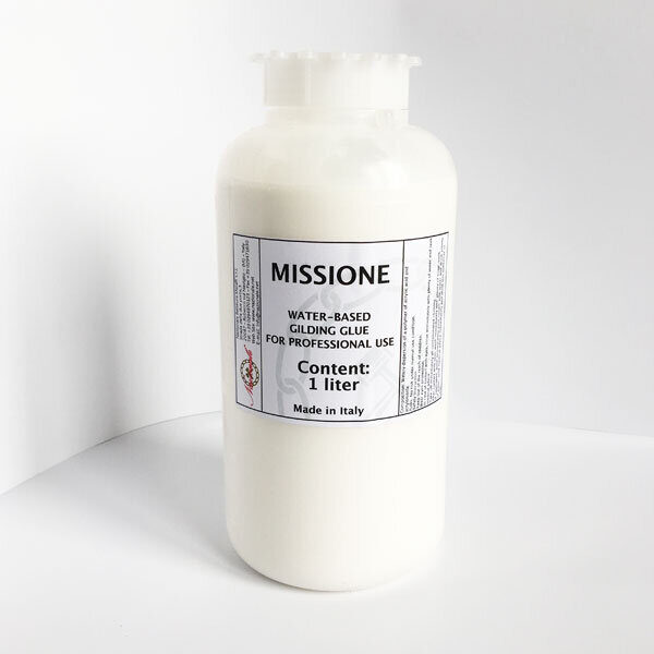 Gilding size (Missione) 15 mins, water-based gilding adhesive for